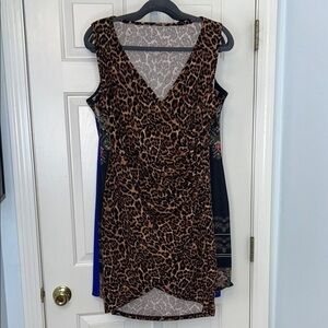 Unbranded Dresses 3 Size Large Navajo style, paisley floral & leopard one is NWT